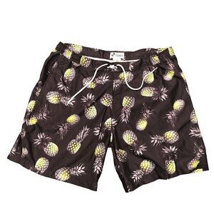 Trunks Surf & Swim Co. Men's Tropical Pineapple Swim Trunks Size XXL